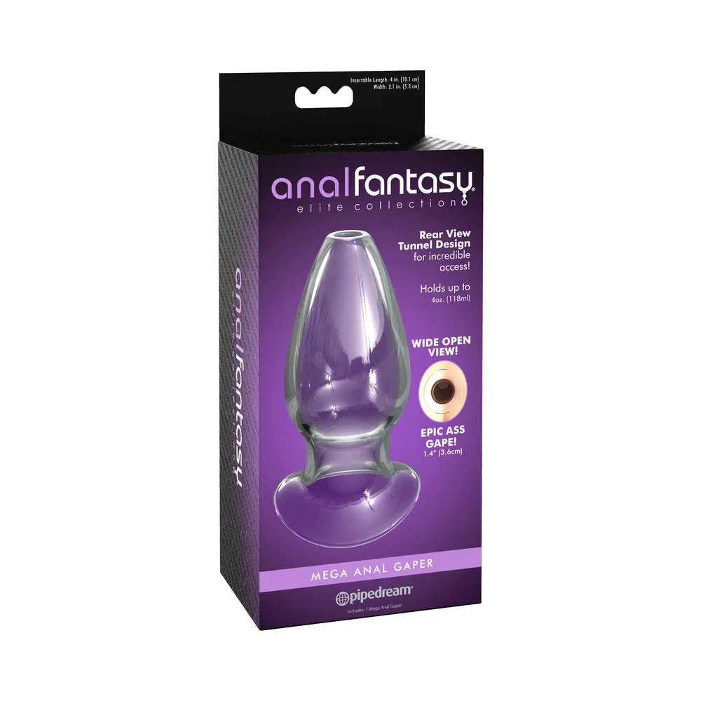 Anal Fantasy Elite Collection Mega Anal Glass Gaper - Clear