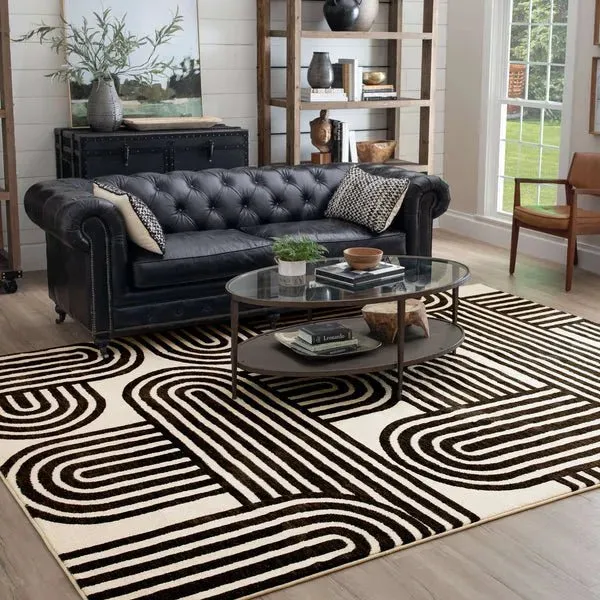 Artisan 91818 90097 Mod Charcoal Rug