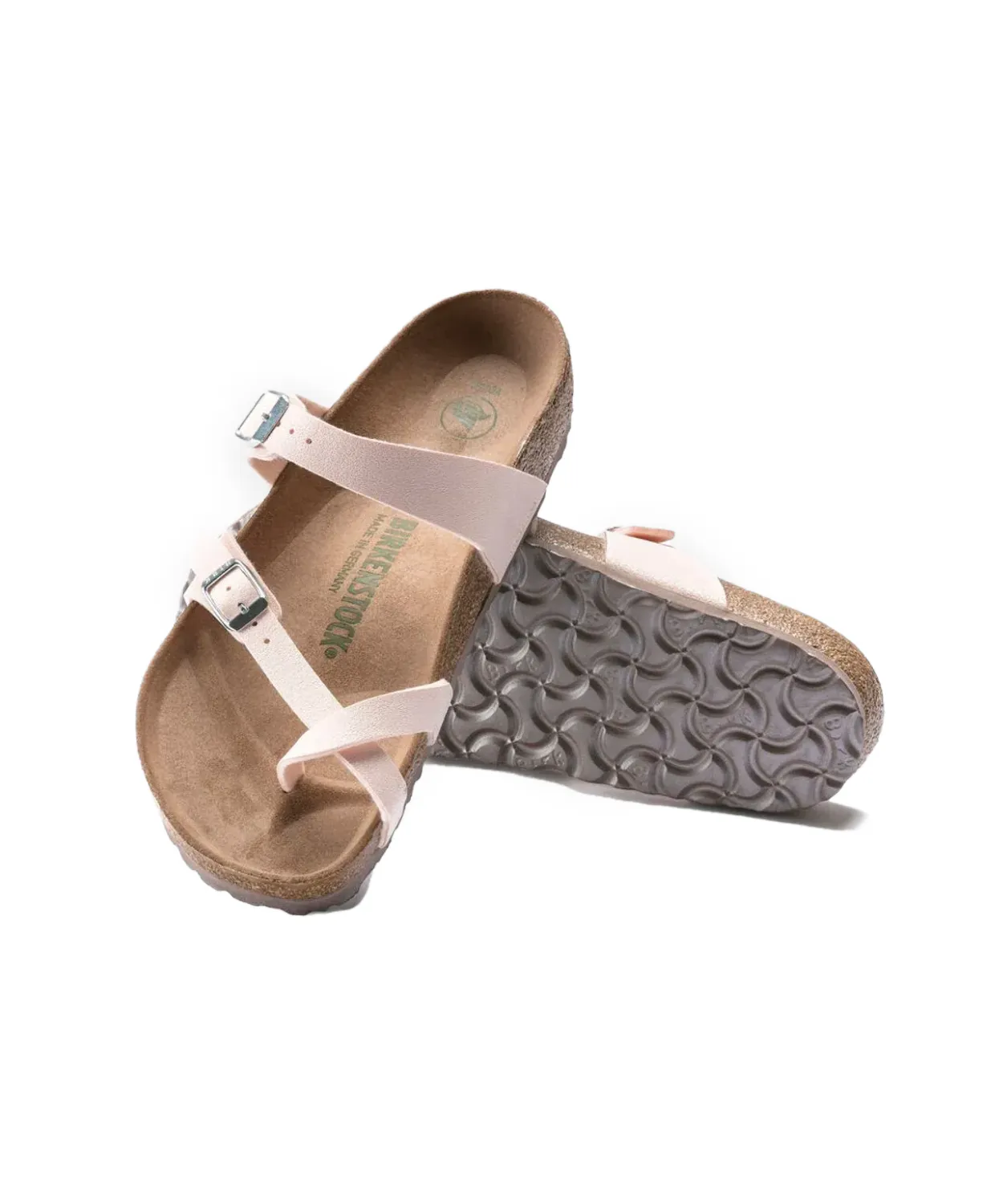 Birkenstock Mayari BirkiBuc Earthy Light Rose Vegan Sandals