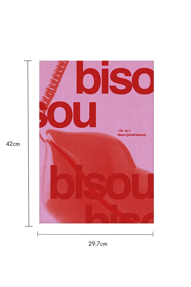 Bisou Art Print