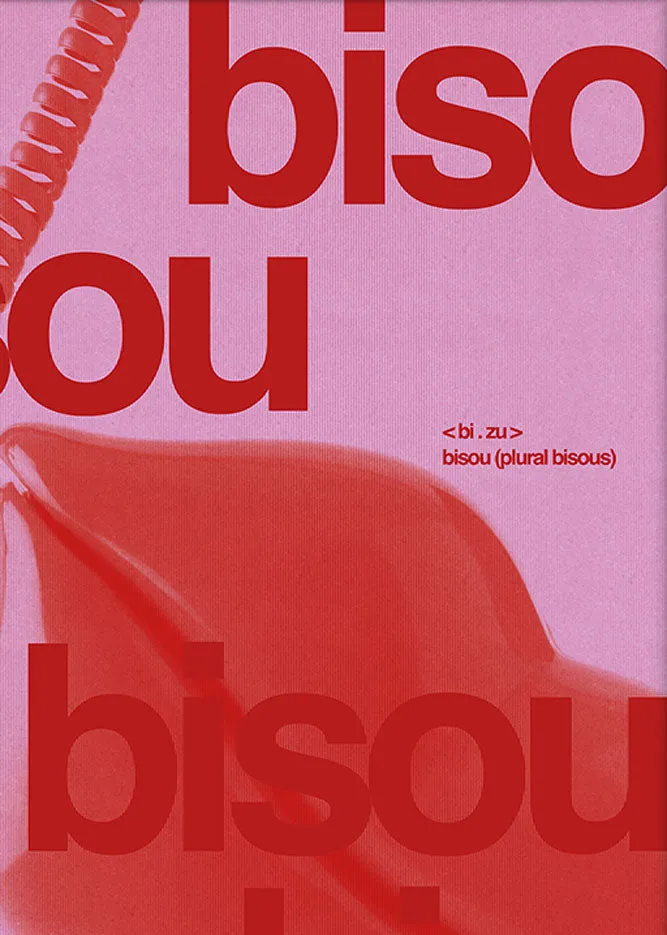 Bisou Art Print