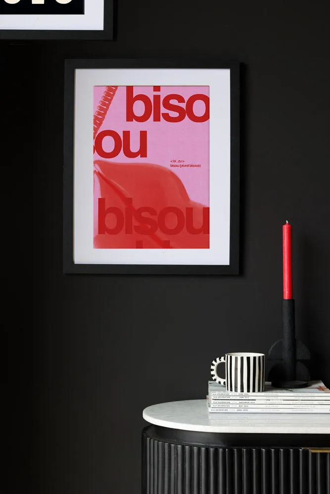 Bisou Art Print