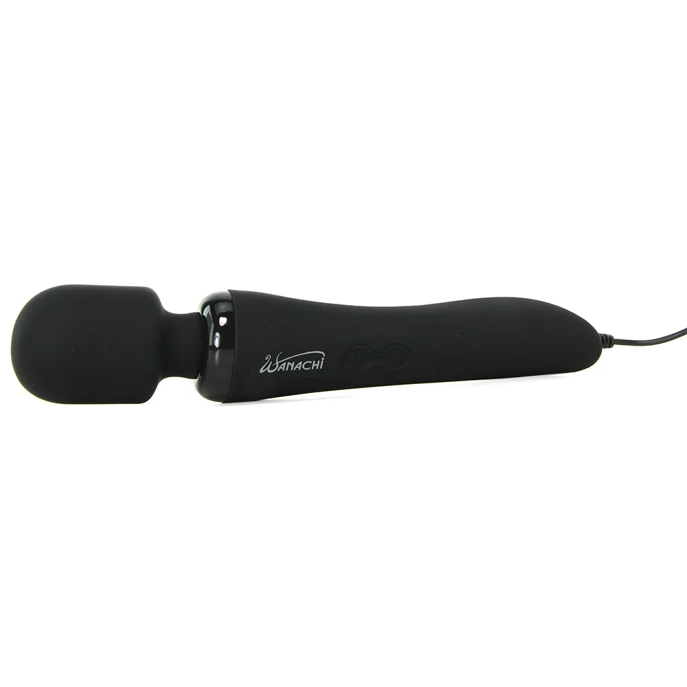 Body Recharger Silicone Massager in Black