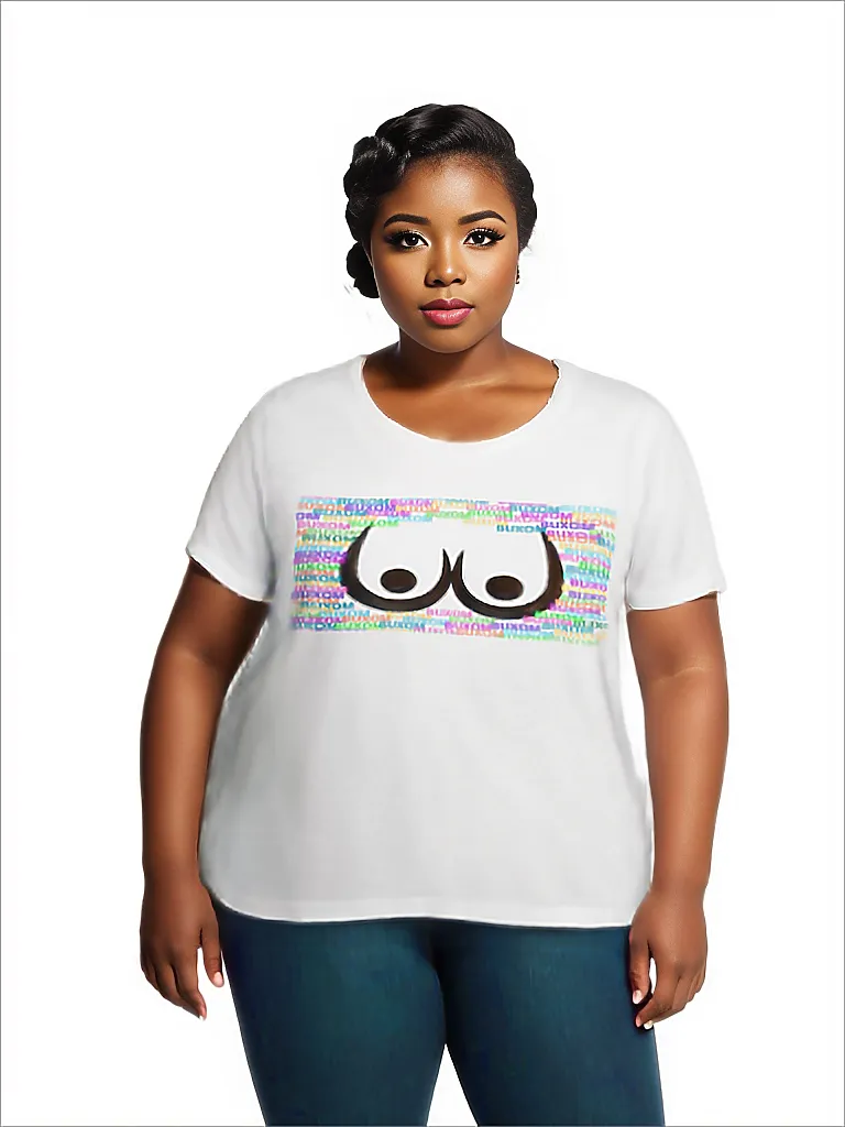 Buxom Women’s Curvy T-Shirt - Ships from The US