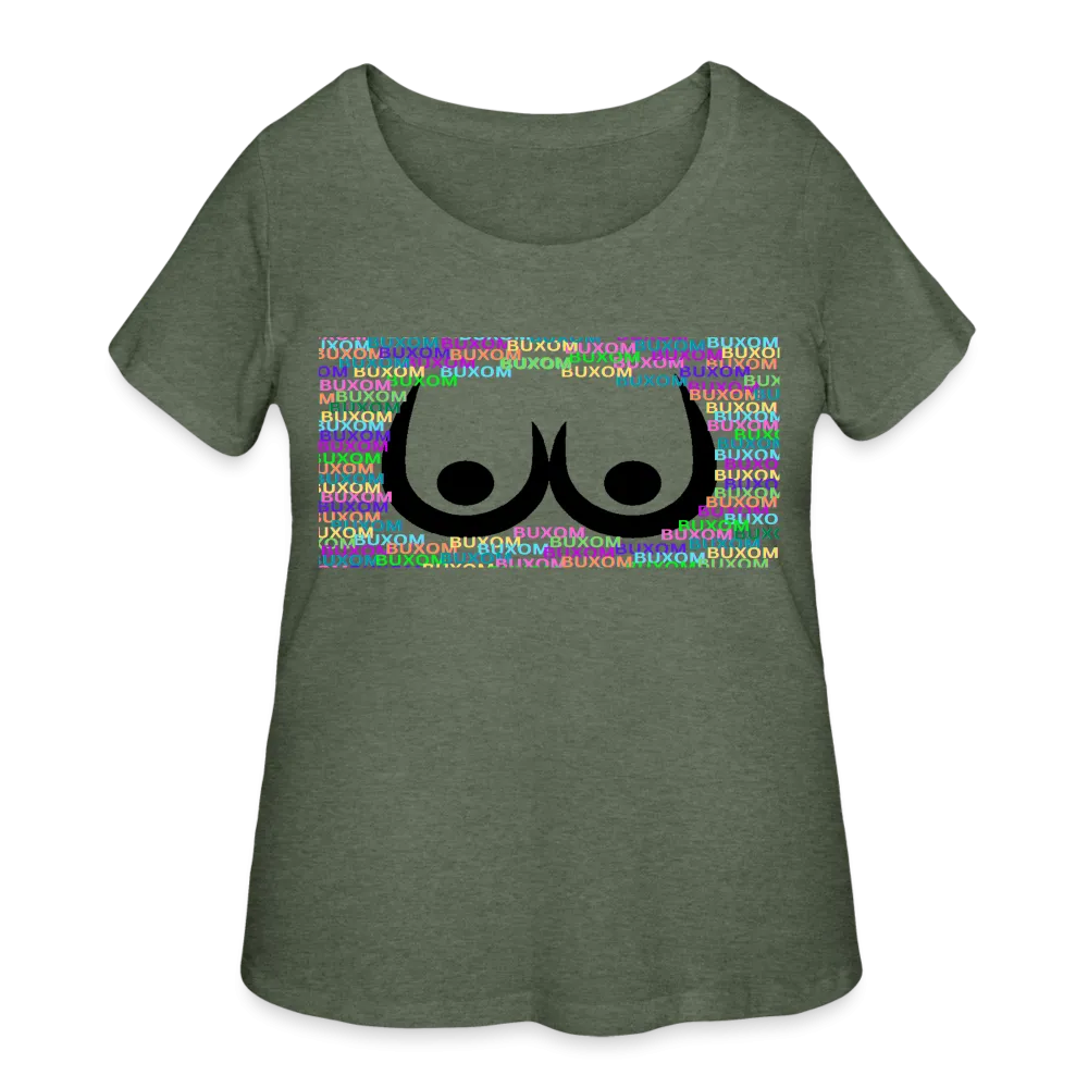 Buxom Women’s Curvy T-Shirt - Ships from The US