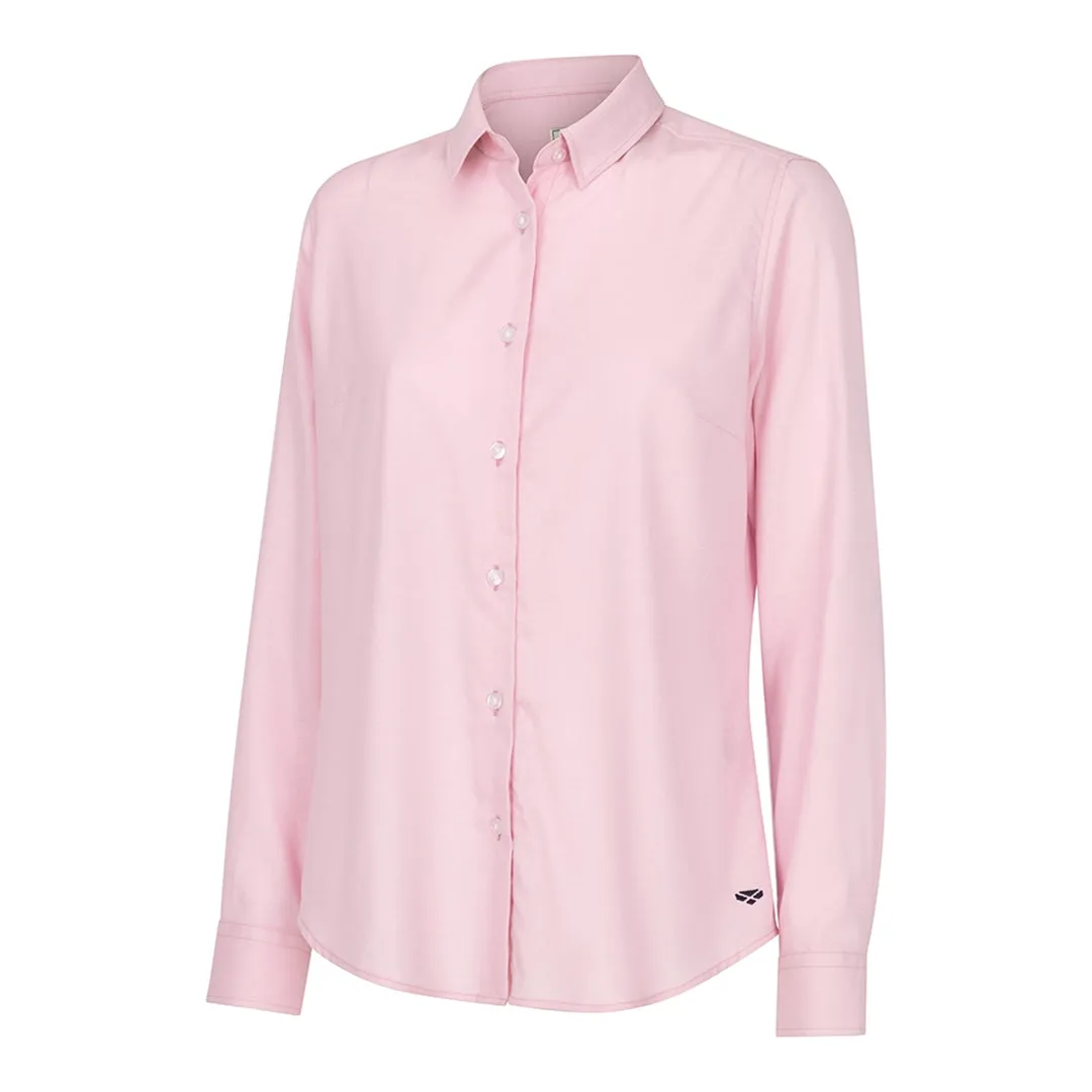 Callie Twill Check Shirt - Pink by Hoggs of Fife