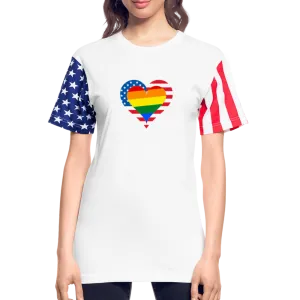 Country & Pride Adult Stars & Stripes T-Shirt | LAT Code Five™ 3976 - Ships from The USA