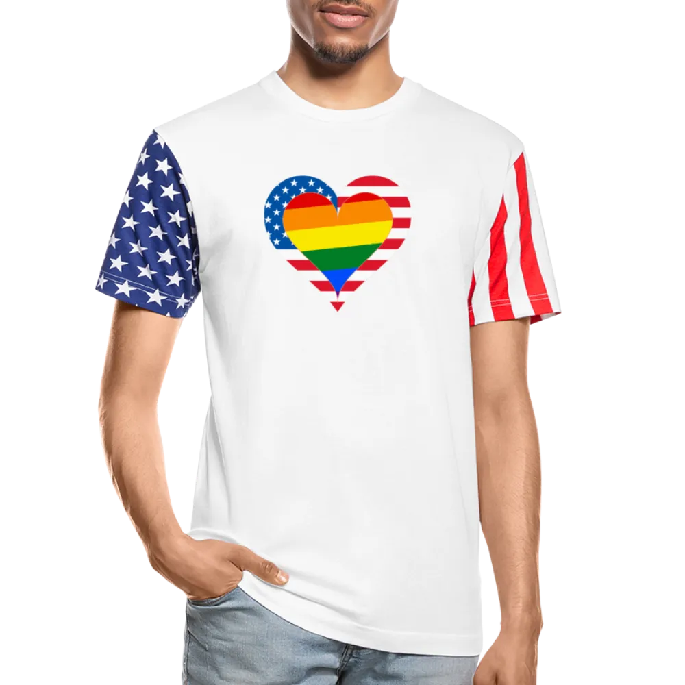 Country & Pride Adult Stars & Stripes T-Shirt | LAT Code Five™ 3976 - Ships from The USA