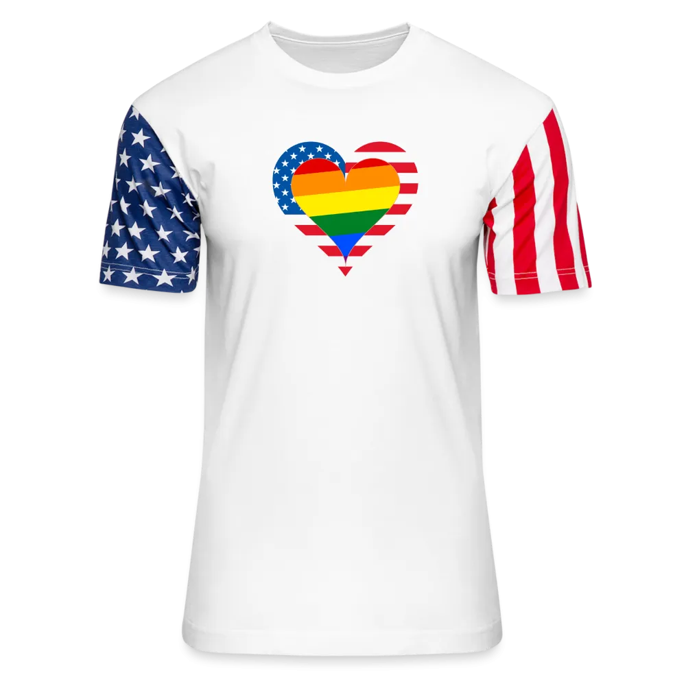 Country & Pride Adult Stars & Stripes T-Shirt | LAT Code Five™ 3976 - Ships from The USA