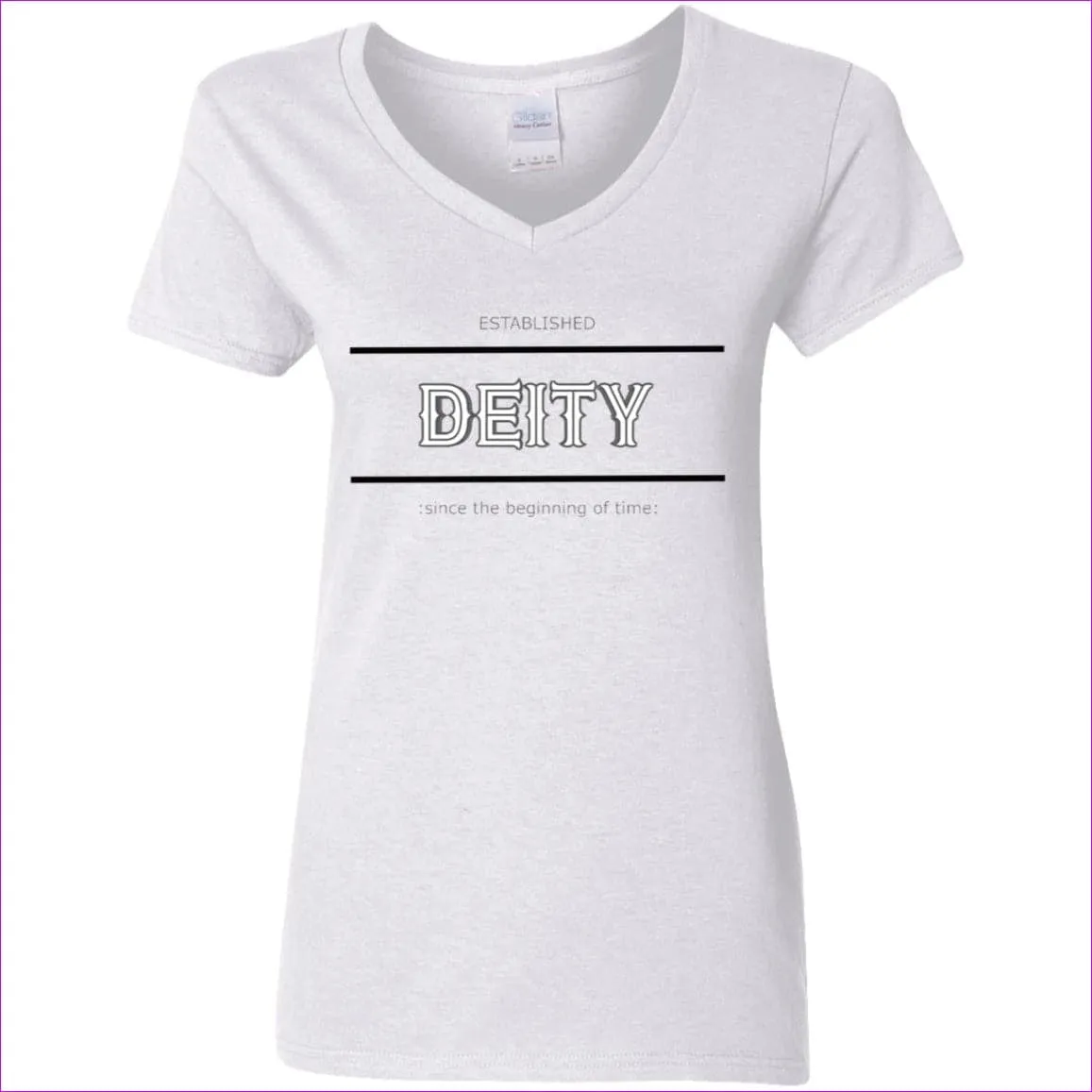 Deity Ladies' V-Neck T-Shirt