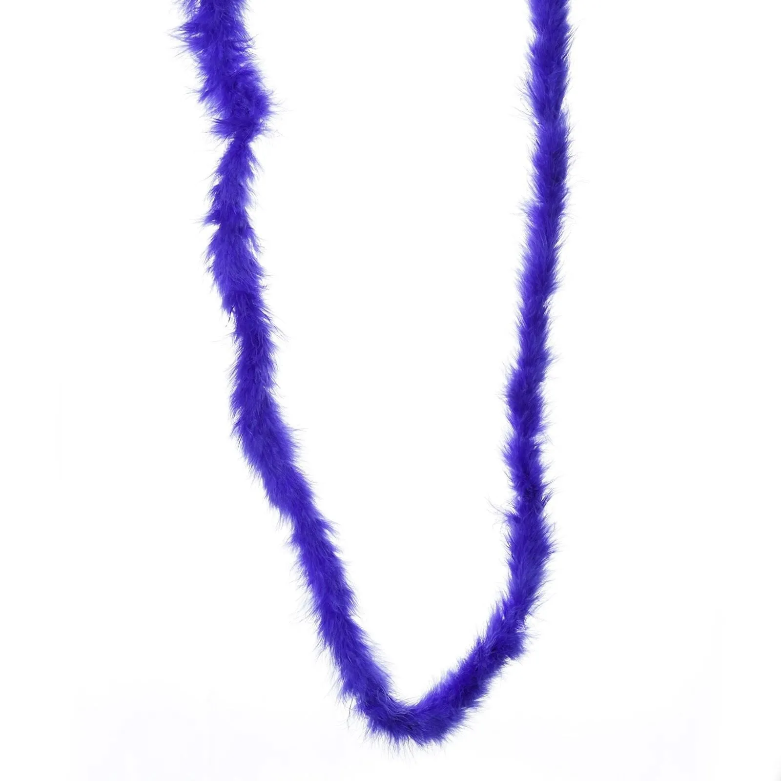 Deluxe Marabou Ostrich Feather Boa-Royal Blue-2 Yards