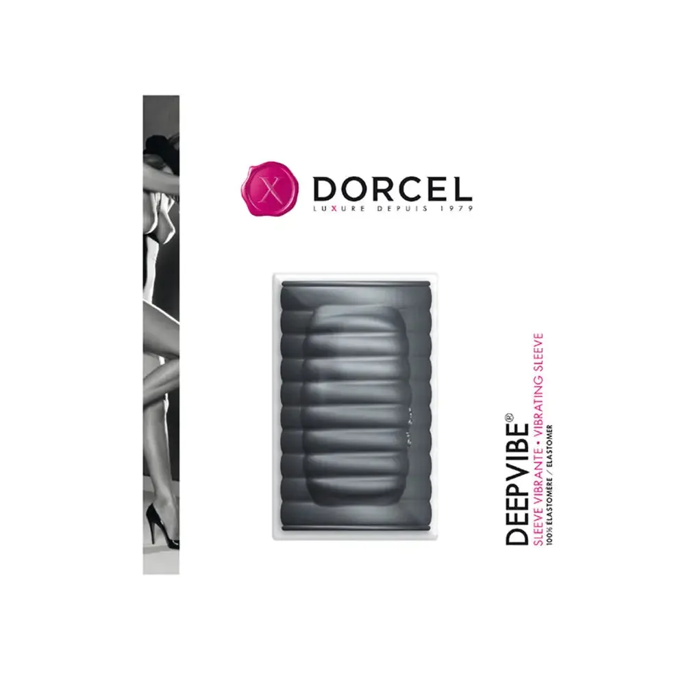 Dorcel Jelly Black Deep Vibe Sleeve for Him