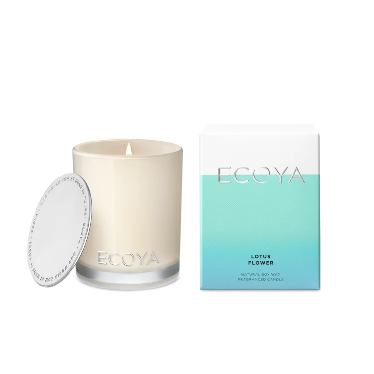 Ecoya Candle Lotus Flower Mini Madison Jar (80g)