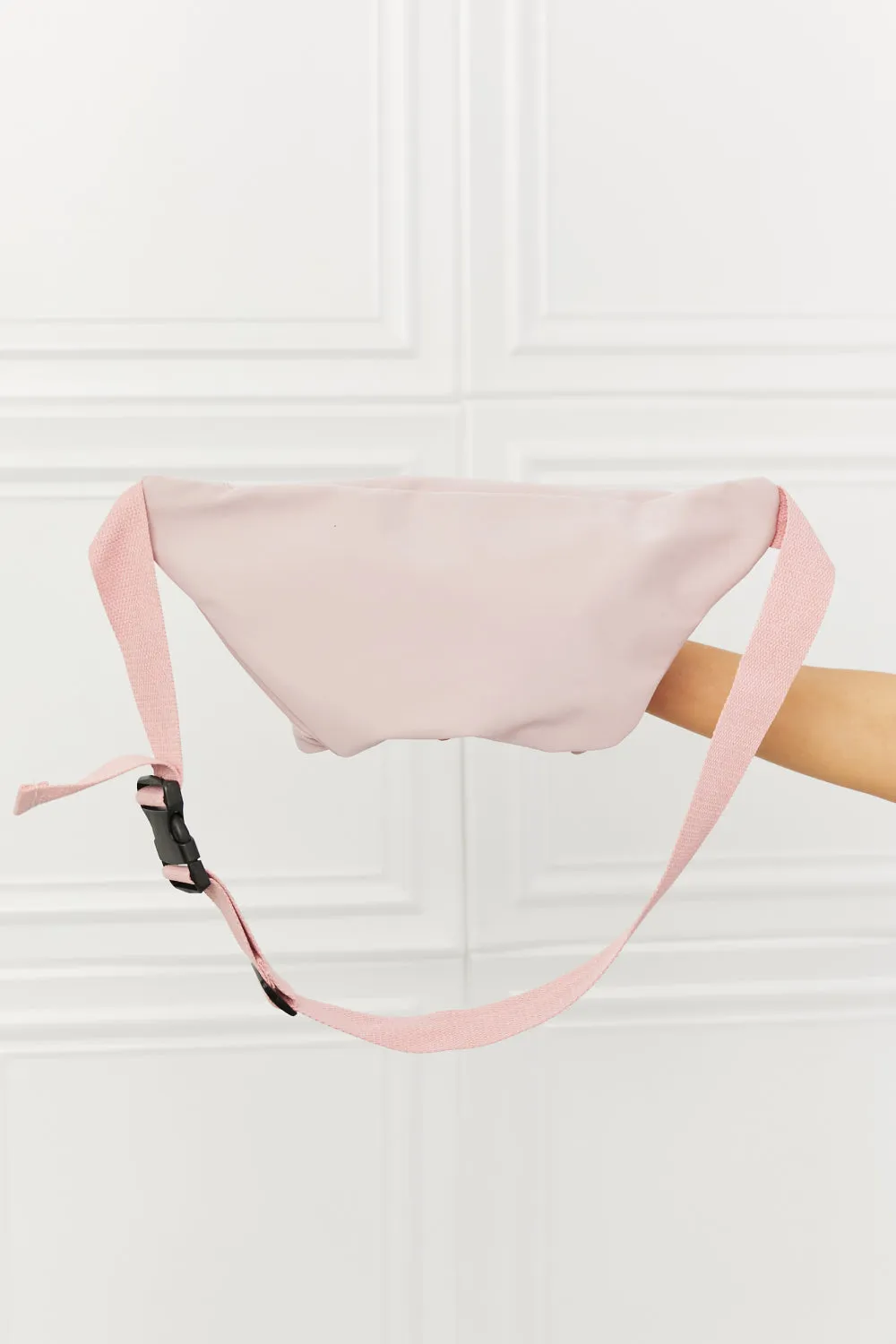 Fame Doing Me Waist Bag in Pink - Ships from The US