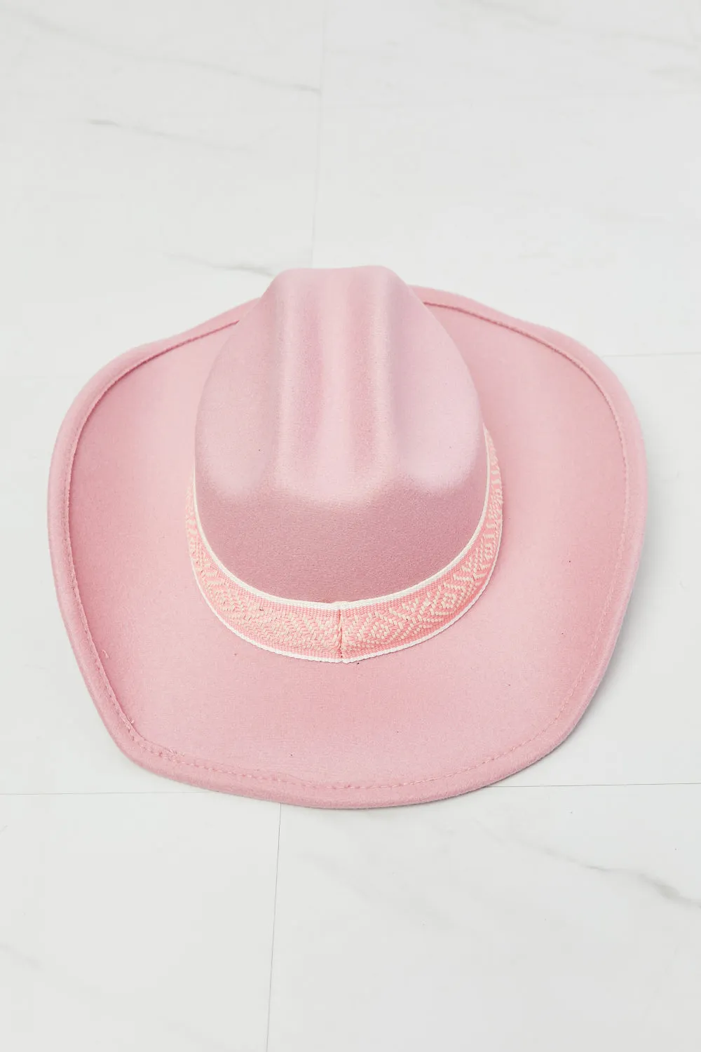 Fame Western Cutie Cowboy Hat in Pink - Ships from The US