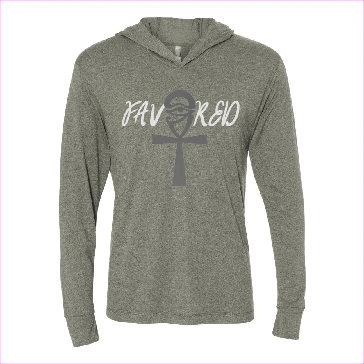 Favored Womens Triblend Hooded Tee