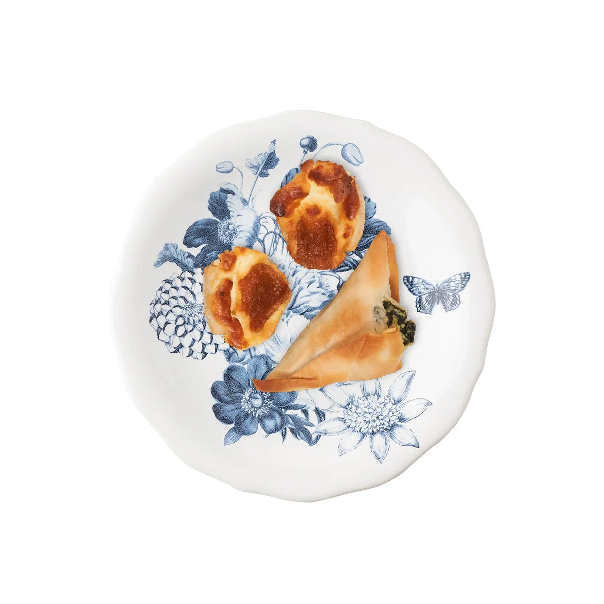 Field of Flowers Side/Cocktail Plate - Chambray