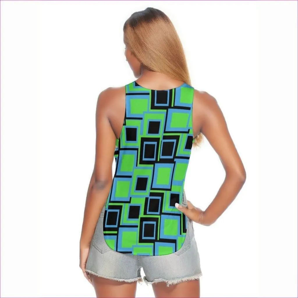 Funky² Womens Waist Hollow Yoga Vest