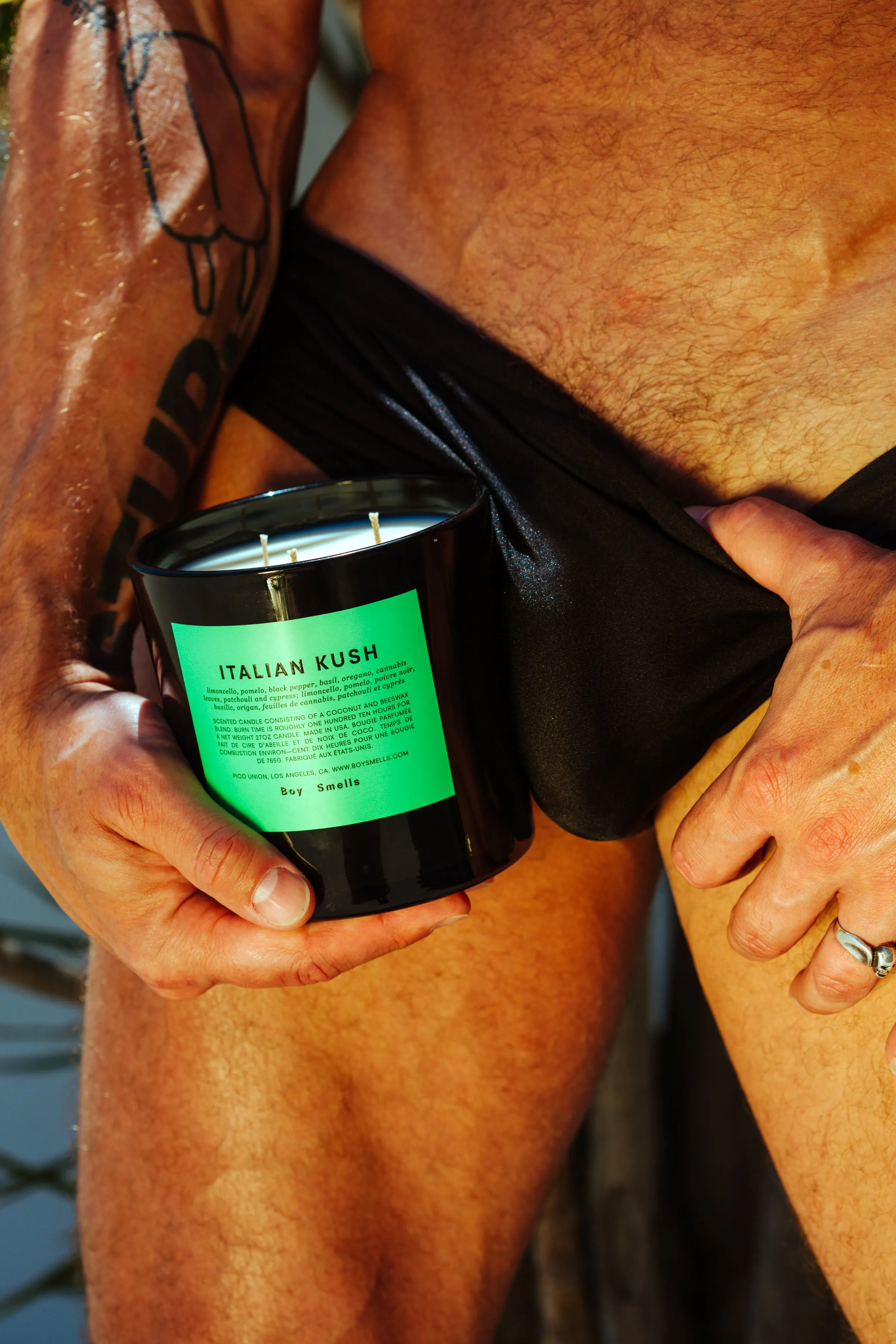 ITALIAN KUSH MAGNUM SCENTED CANDLE BY BOY SMELLS