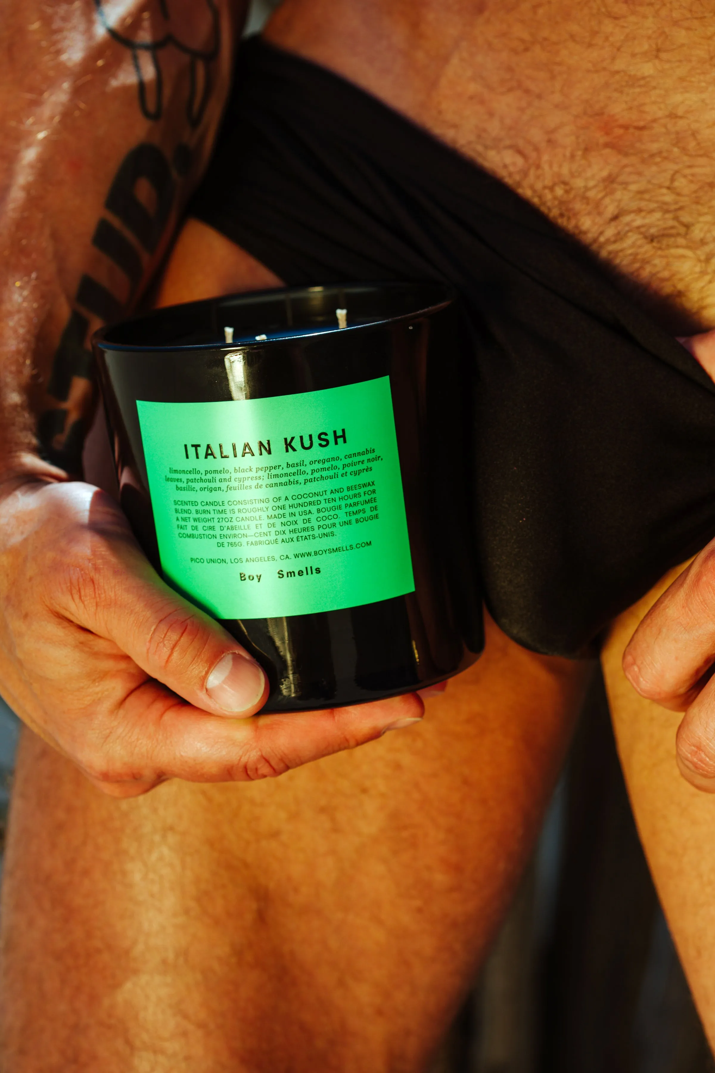 ITALIAN KUSH MAGNUM SCENTED CANDLE BY BOY SMELLS