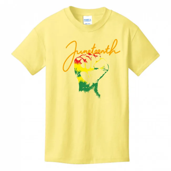 Kid's Juneteenth T-shirt - Ships from The US