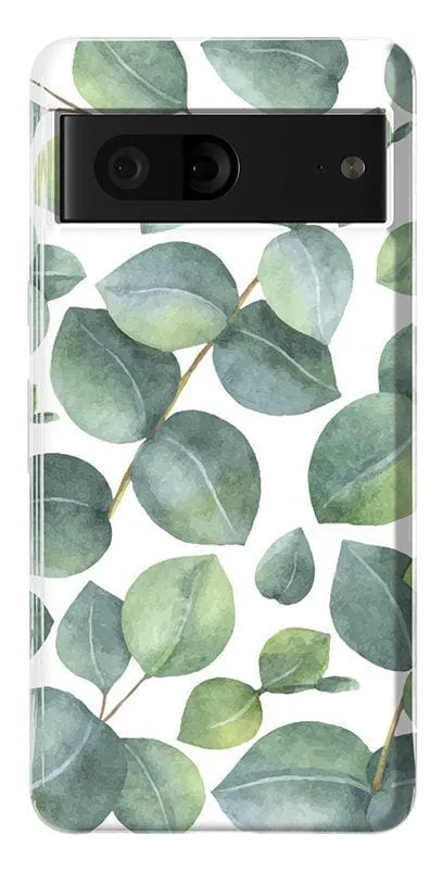 Leaf Me Alone | Green Floral Print Google Pixel Case