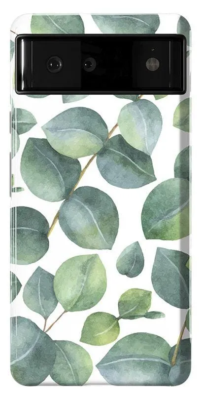 Leaf Me Alone | Green Floral Print Google Pixel Case