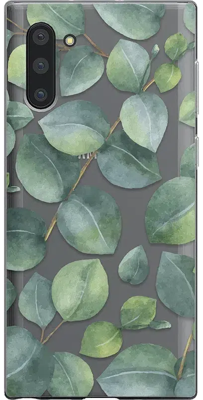 Leaf Me Alone | Green Floral Print Samsung Case