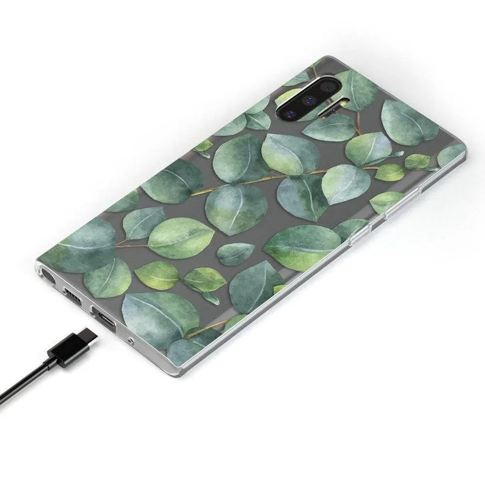 Leaf Me Alone | Green Floral Print Samsung Case