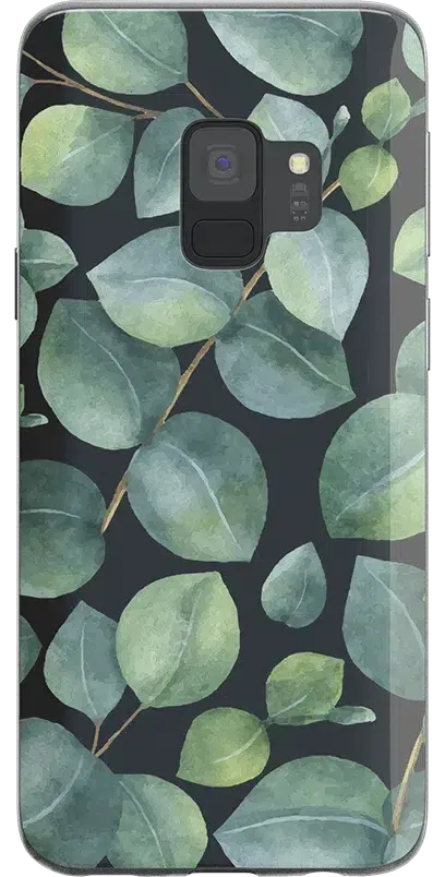 Leaf Me Alone | Green Floral Print Samsung Case