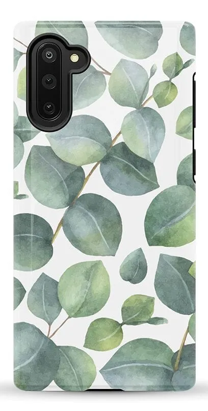 Leaf Me Alone | Green Floral Print Samsung Case