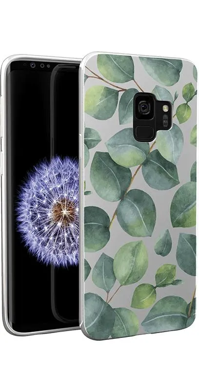 Leaf Me Alone | Green Floral Print Samsung Case