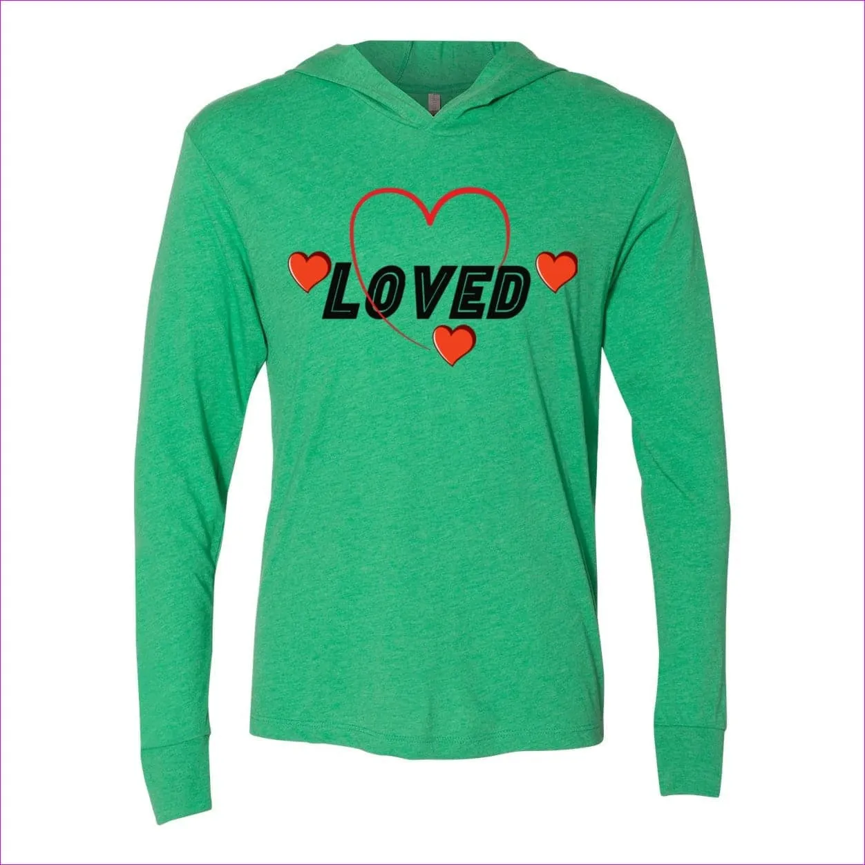 Loved Womens Triblend Hooded Tee