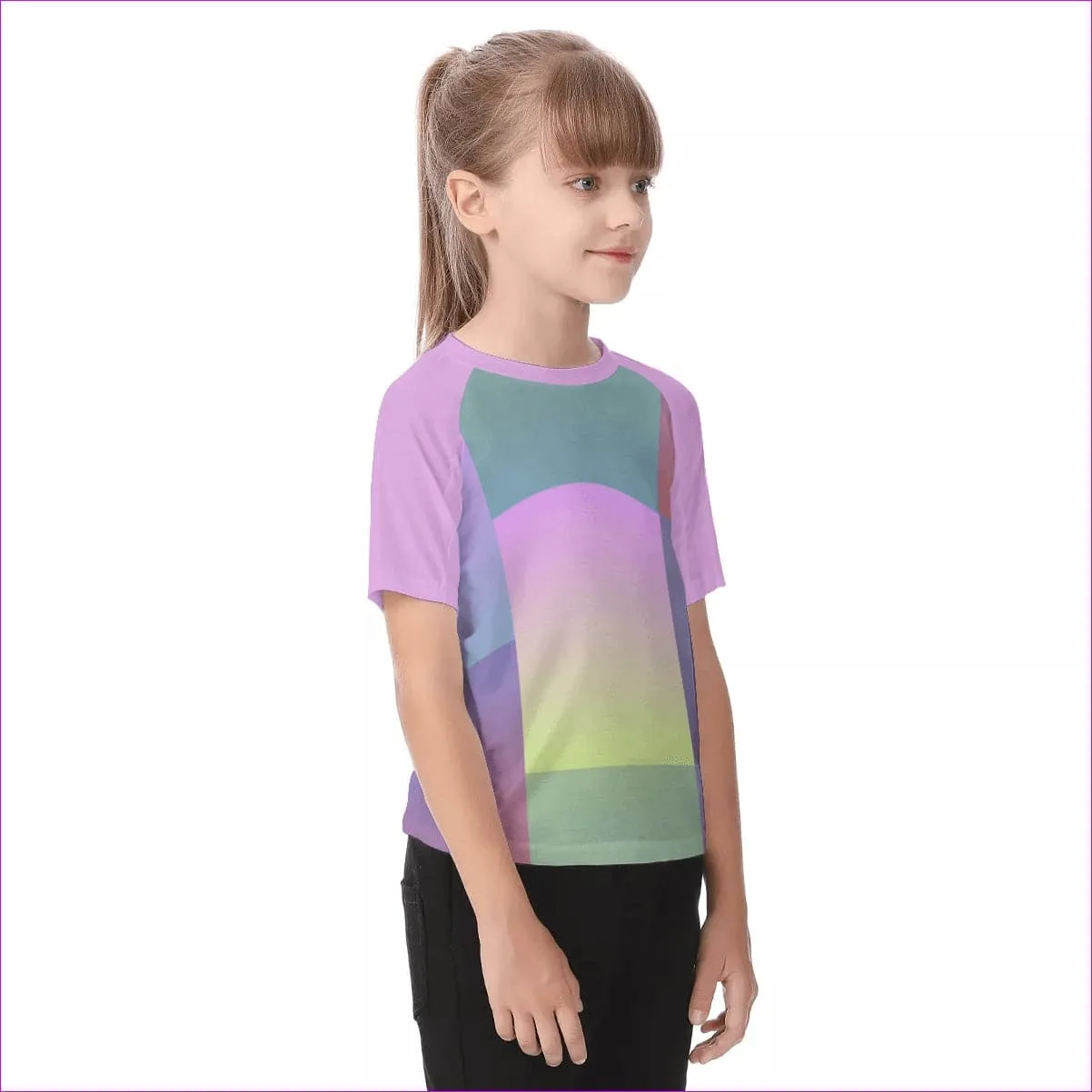 Paxx 2 Print Kids Raglan Sleeve T-shirt