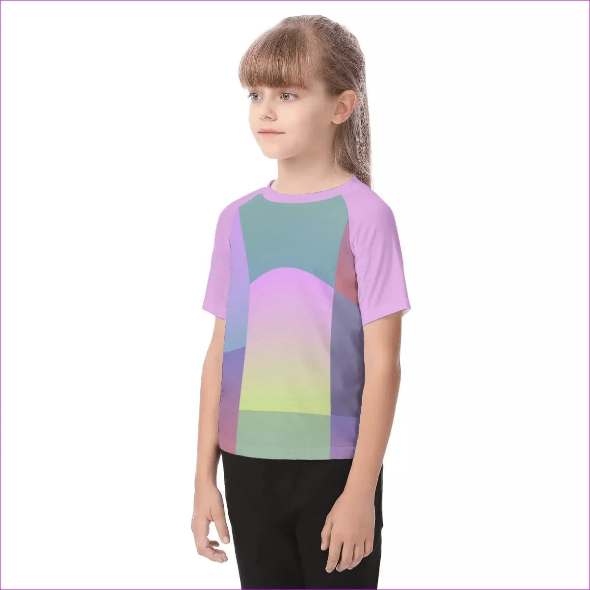 Paxx 2 Print Kids Raglan Sleeve T-shirt