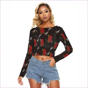 Pearls & Roses Womens Sheer Mesh Top