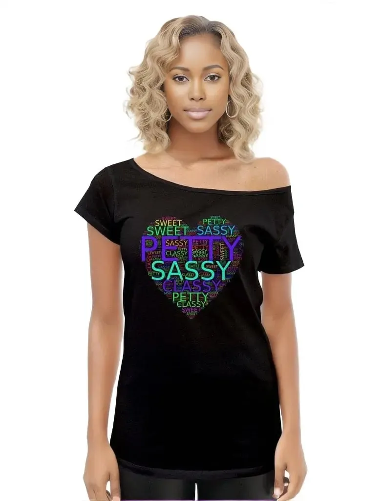 Petty Womens Off The Shoulder T-shirt