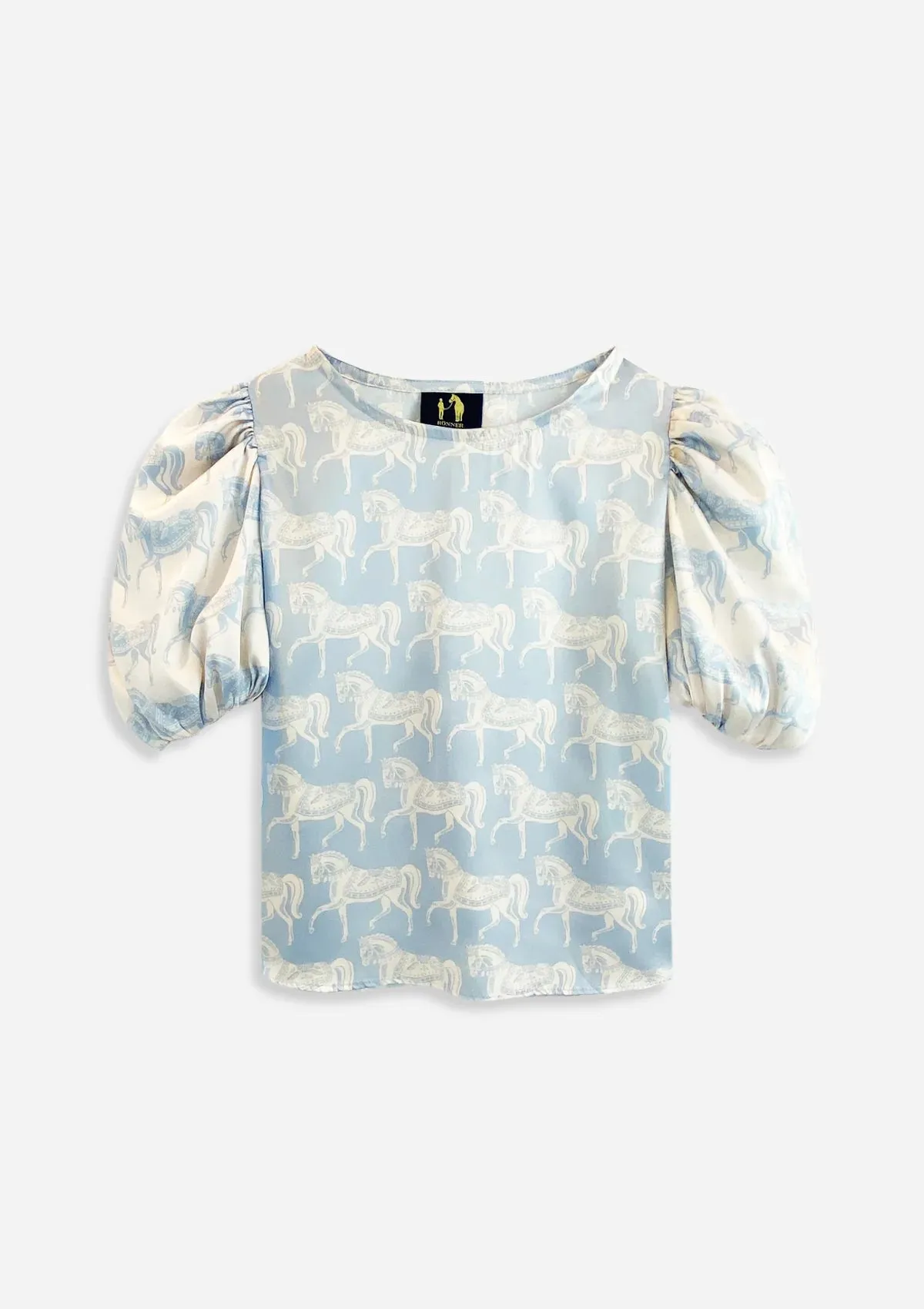 Rosamare Blouse | Blossomare Print | Light Blue