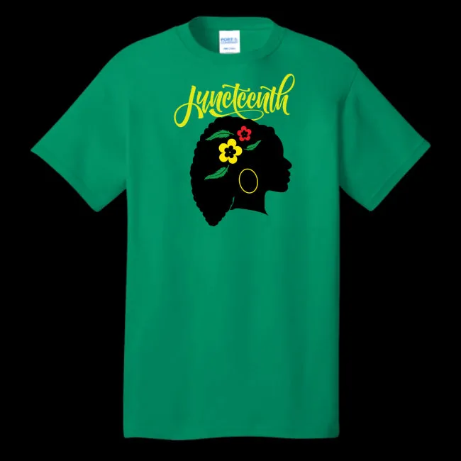 Silhouette of Life Unisex Juneteenth T-shirt - Ships from The US