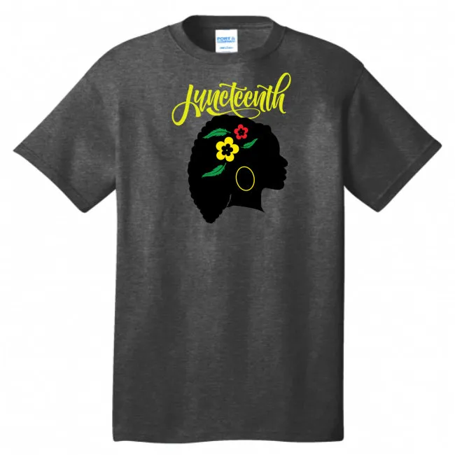 Silhouette of Life Unisex Juneteenth T-shirt - Ships from The US