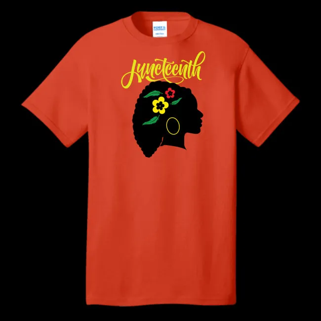 Silhouette of Life Unisex Juneteenth T-shirt - Ships from The US