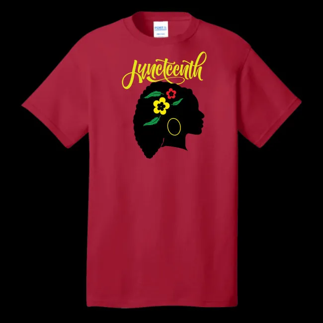 Silhouette of Life Unisex Juneteenth T-shirt - Ships from The US