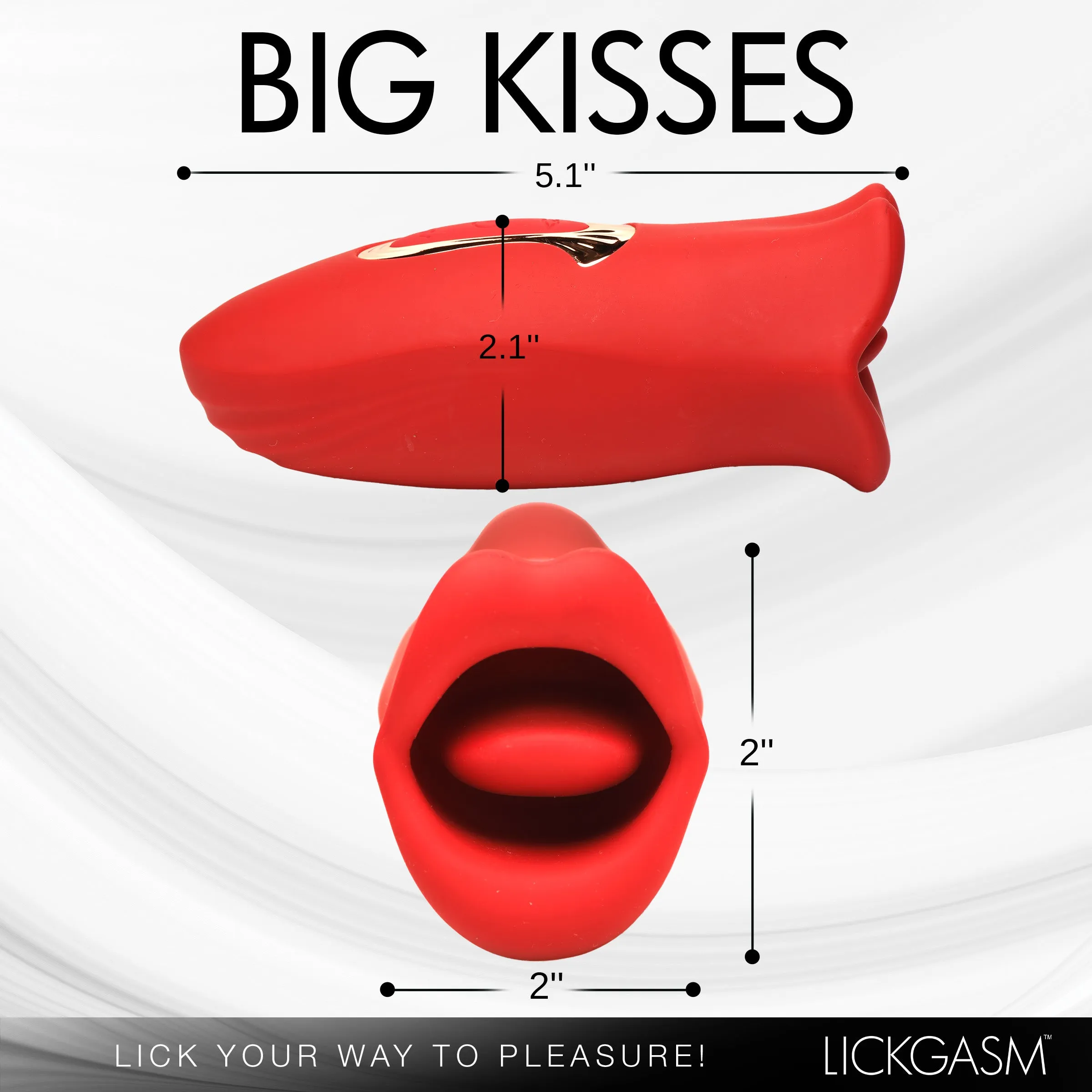 Silicone Mini Kissing & Vibrating Clitoral Stimulator