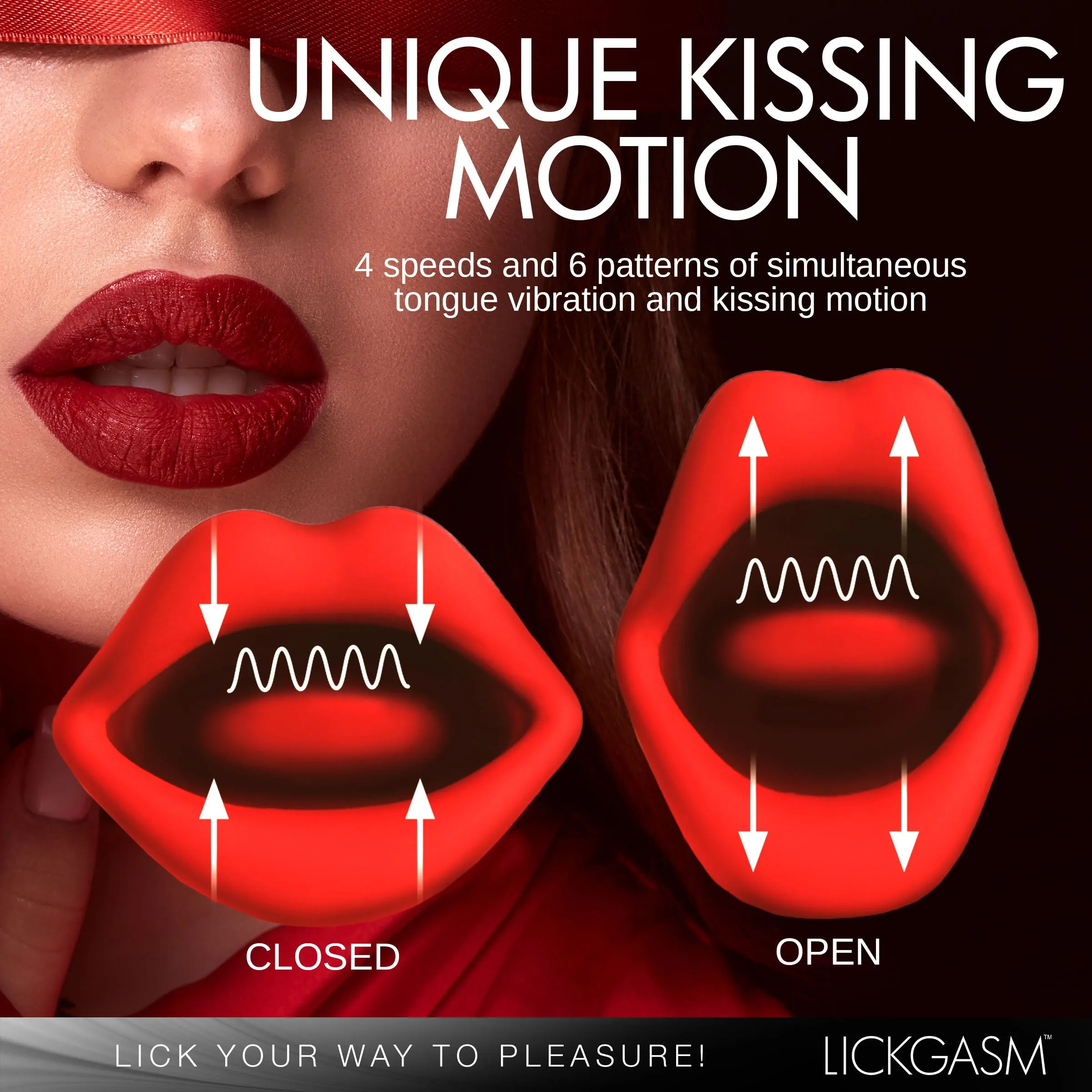 Silicone Mini Kissing & Vibrating Clitoral Stimulator