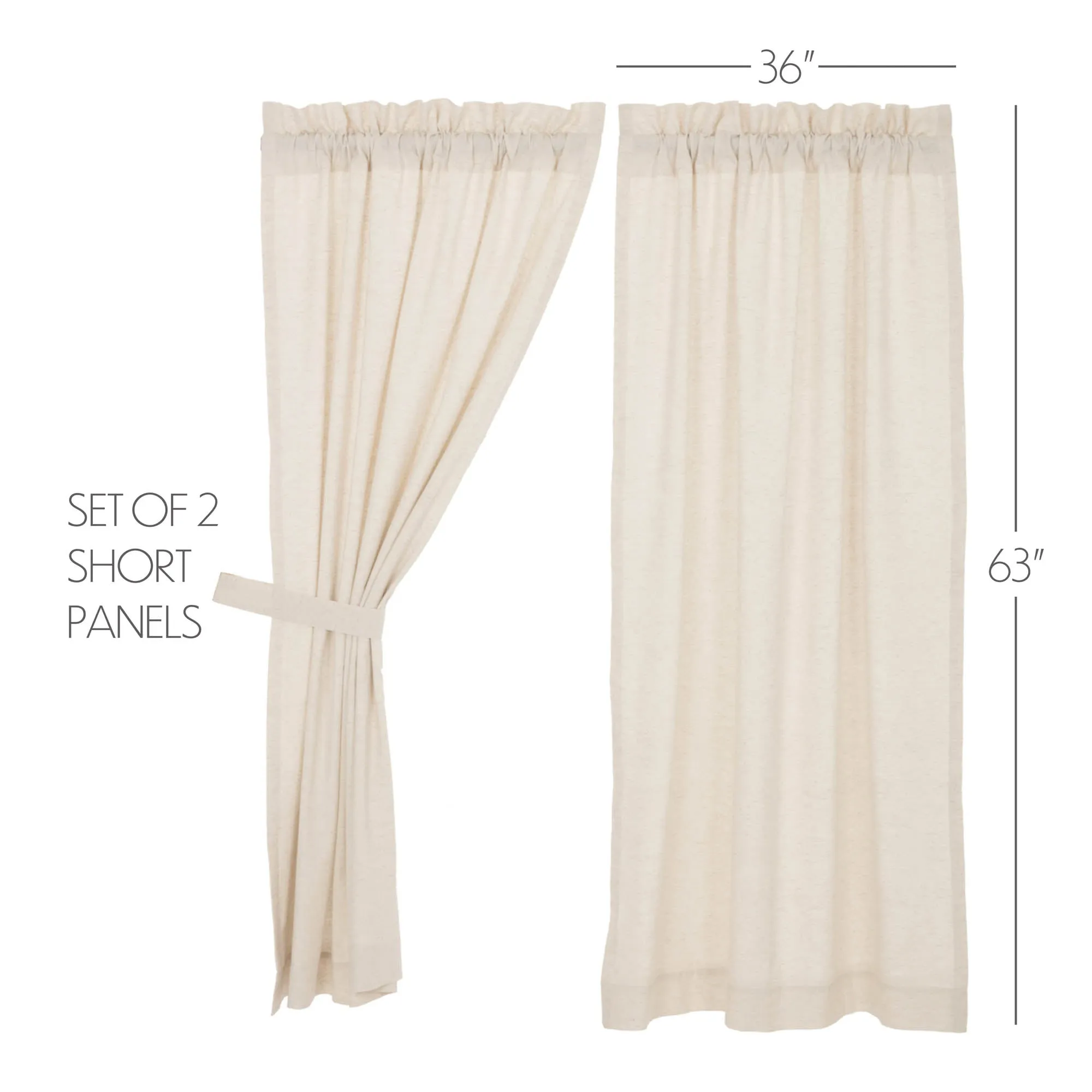 Simple Life Flax Panel Set of 2