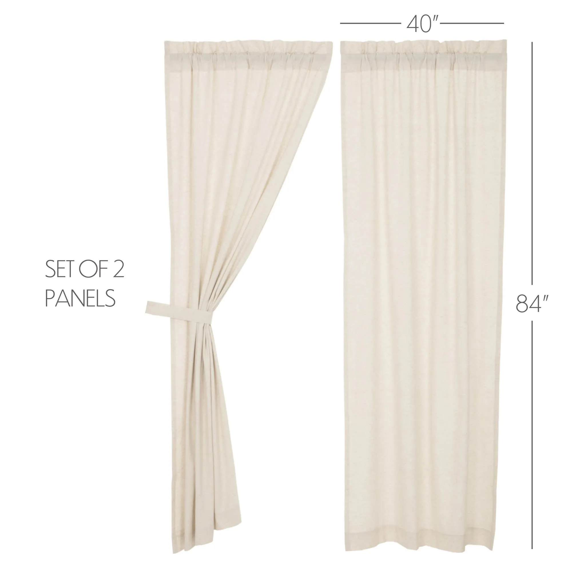 Simple Life Flax Panel Set of 2