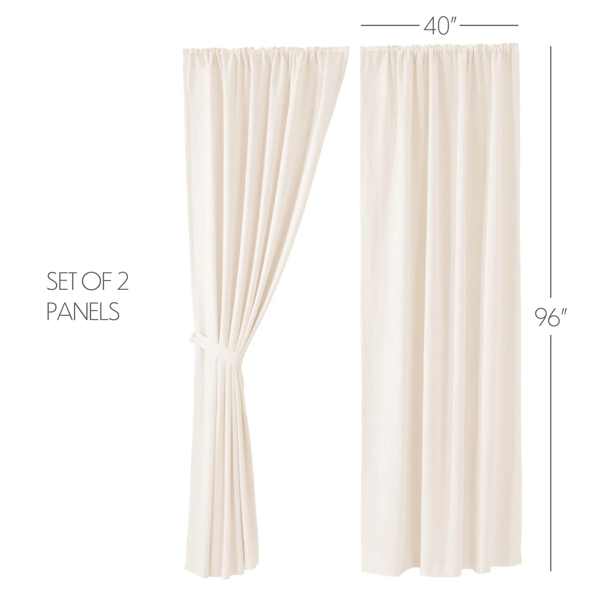 Simple Life Flax Panel Set of 2