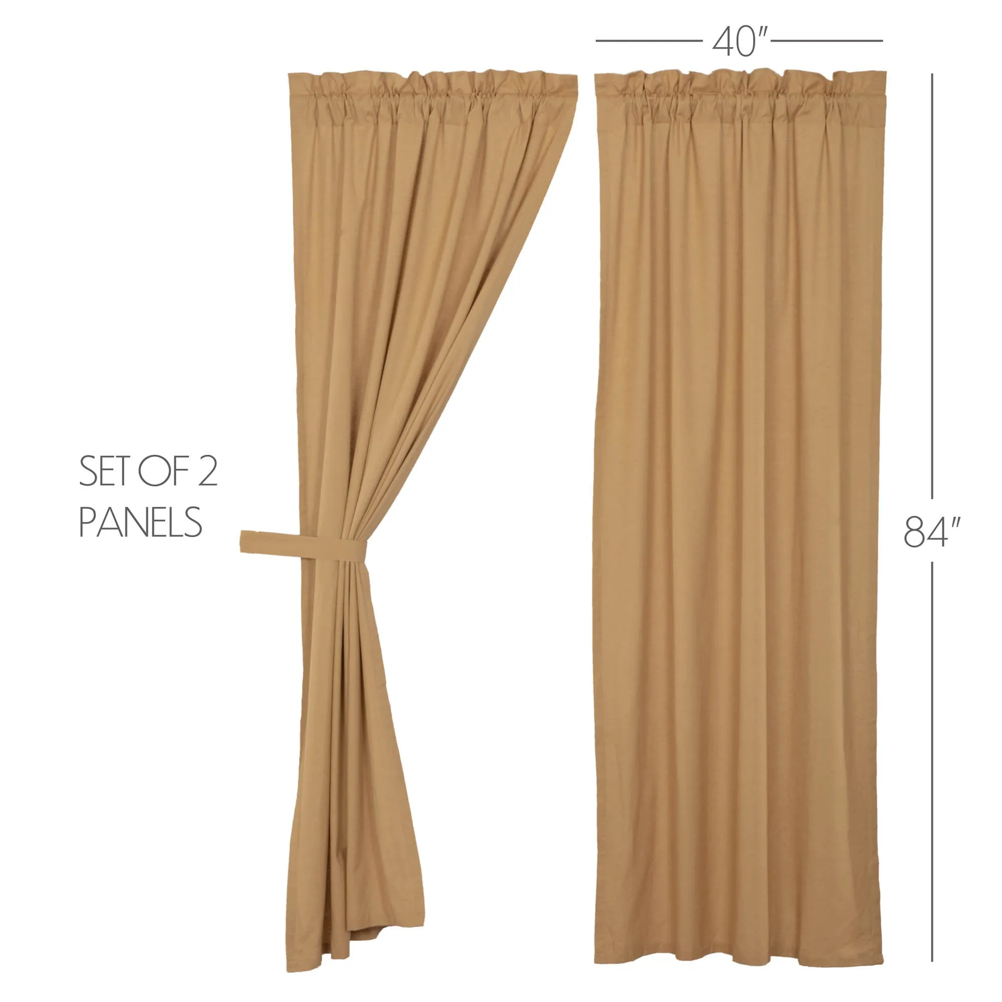 Simple Life Flax Panel Set of 2