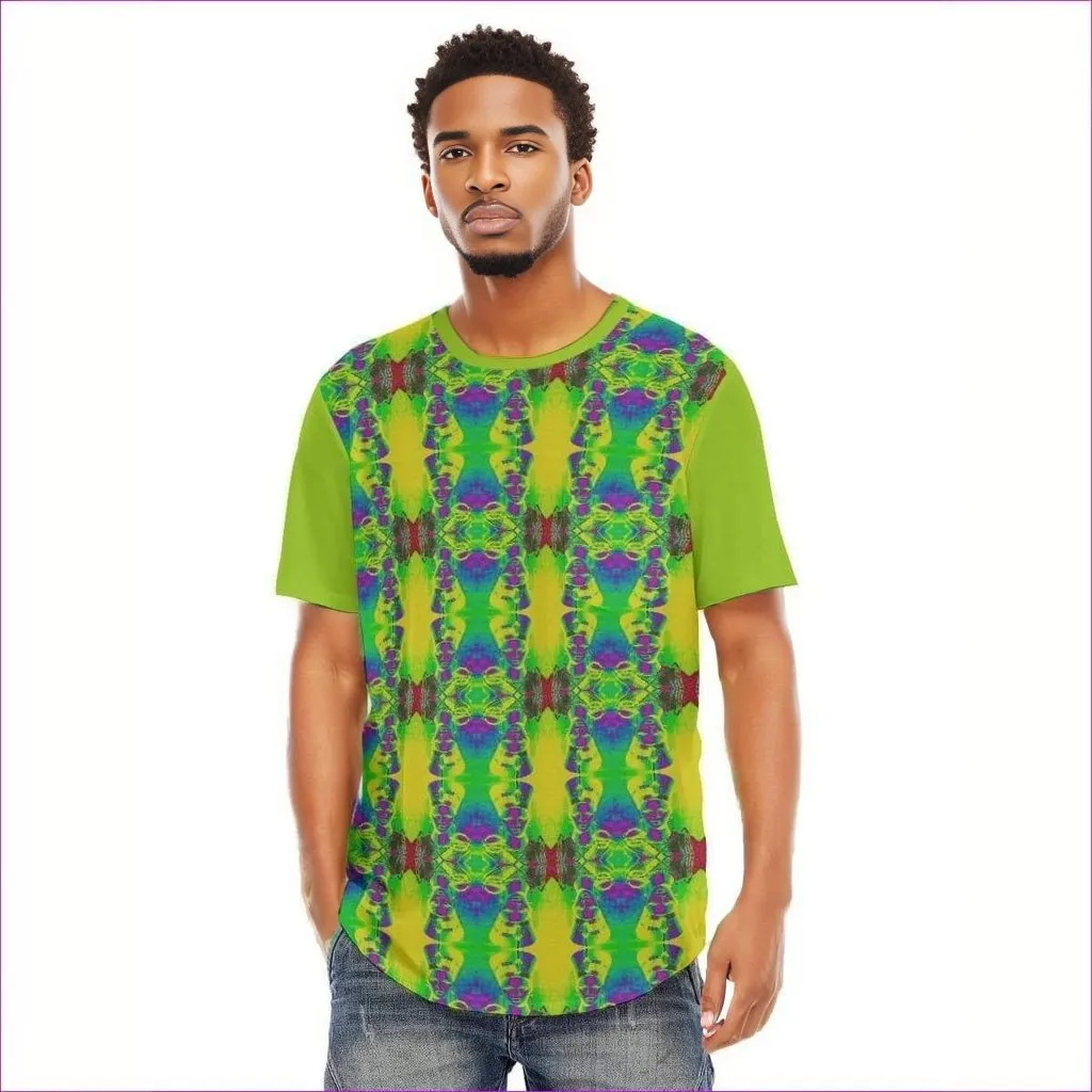 Snake Men's Short Sleeve T-shirt With Round Hem