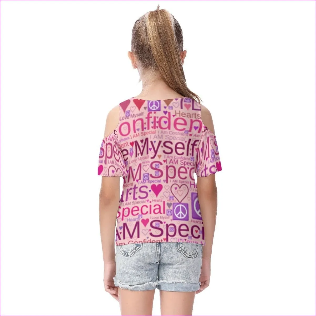 Speak-Over Kids Cold Shoulder T-shirt